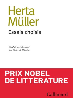 cover image of Essais choisis